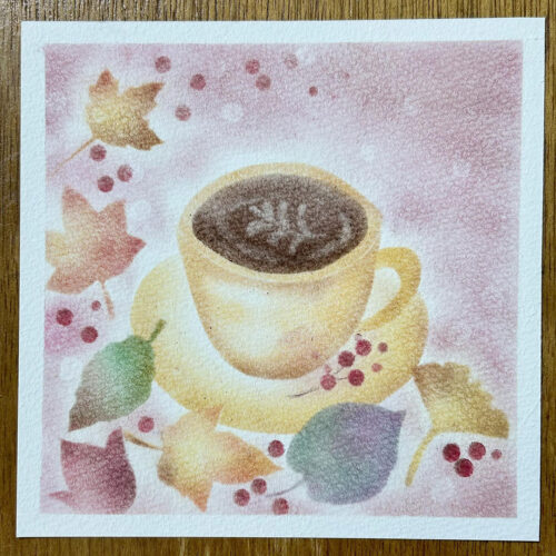 青木永利子 - 秋のカフェタイム