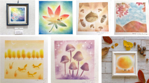 11月のパステルシャインアート作品