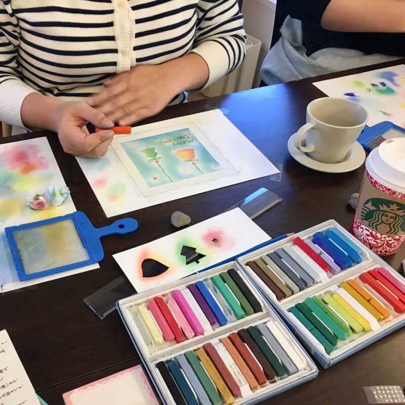 ＜季節のパステル＞クリスマスのパステルアート（12/6・東京）