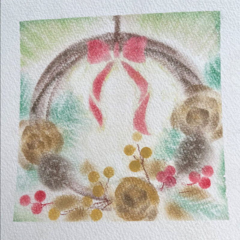 みやざきじゅんこ - ちょっと大人なクリスマスリース